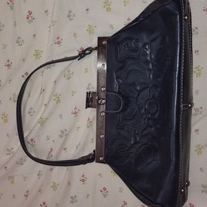 PATRICIA NASH leather handbag